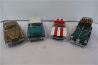 Die Cast Cars-Camaro, Chevy Nomad, Studebaker