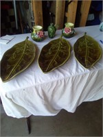 6-Piece Decorative Green Tableware Set