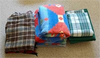 Assortment of blankets