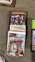 Quilting books and Crosstitch