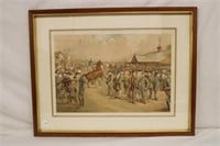 "Tattersall's 1887" Print from Vanity Fair