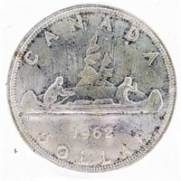 Canada 1962 Silver Dollar MS 62 ICCS
