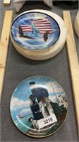 Norman Rockwell and Dansbury mint collector plates