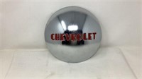 Chevrolet Hub Cap Tin Sign, 10"