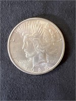 Peace 1925 90% Silver Dollar