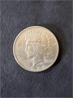 Peace 1924 90% Silver Dollar