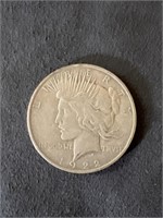 Peace 1922 D 90% Silver Dollar