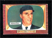 1955 BOWMAN BASEBALL #313 A.J. DONATELLI - UMPIRE