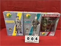 (3) Ultimate Soldier WWII Action Figures