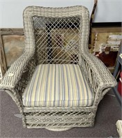 Chesapeake Driftwood Swivel Glider