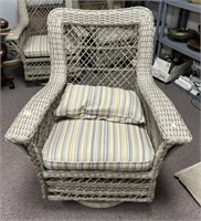 Chesapeake Driftwood Swivel Glider