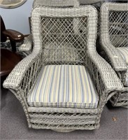 Chesapeake Driftwood Swivel Glider