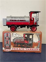 Texaco 1910 Mack Tanker Locking Coin Bank NIB