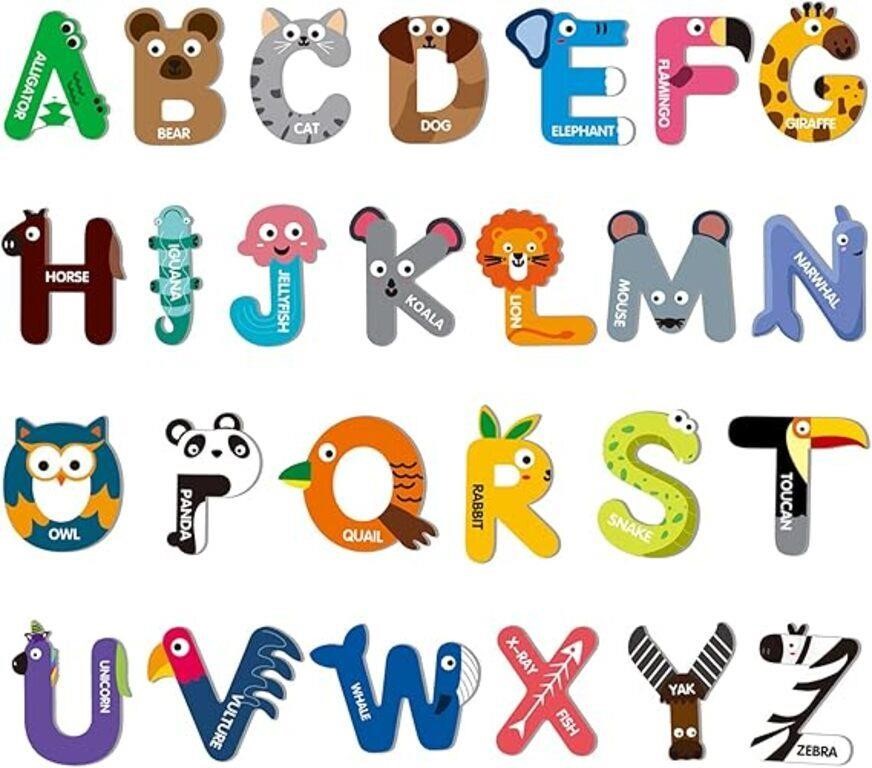 Magnetic Letters, 26 Pieces ABC Alphabet Letters