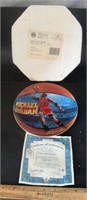 MICHAEL JORDAN-COLLECTOR PLATE W/PAPER