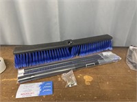 24” outdoor push broom