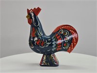 Nils Olsson Sweden Wood Dala Rooster Sculpture