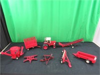IH Toy implements & 1 tractor