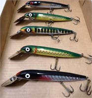 (5) Cisco Kid Diver Fishing Lures Musky / Northern