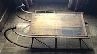 Antique Wooden Sled from Paris Mfg. Co.