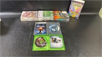 Nintendo Wii games, XBOX360 games, PC games, X
