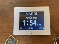 Electronic Digital Calendar Day Clock