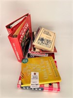 Assorted box of cookbooks