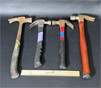 Assorted Claw Hammers