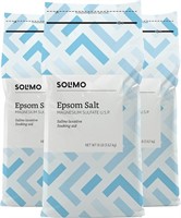 FM8070  Solimo Epsom Salt Soak, 8 lb (Pack of 3)