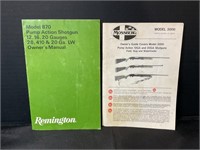 Remington & Mossberg Shotgun Manuals