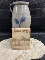 Bella Vista Story, Pottery Pitcher Vase Decor &