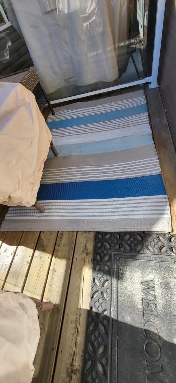 Outdoor carpet 69 " by 48 1/2"