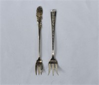 2 Frank Whiting Sterling Silver Forks