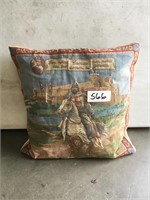 Hand Made Knight Of John Baptist Pillow With