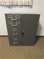 Cole Steel File Cabinet w/ Combination Safe