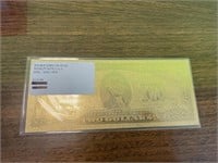 Double Sided 24k Gold Novelty USA Note