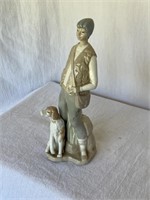 Collectable - Man & Dog Figurine