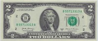 US$2 FRN Fancy SN New York 2B  Error UNC .R1N?