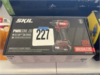 SKIL 20V 1/4" IMPACT DRILL W/ BATTERY & CHARGER