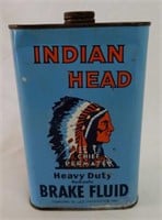 INDIAN HEAD BRAKE FLUID U.S. QT. CAN