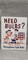 Westinghouse Light Bulb Counter Advertisement