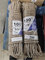2-100’ braided utility rope