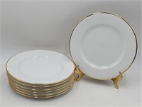 7 Royal Doulton Simply Gold Bread Plates