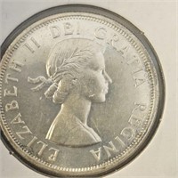 1964 Silver Canadian Half Dollar