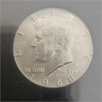 1968 40% UNC Half Dollar