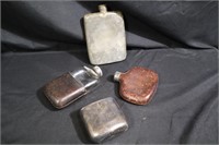 Collection of hip flasks