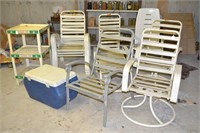 Group Lot of Outdoor Chairs and also included is