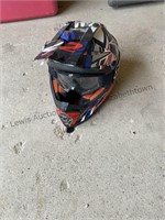 LS2 large helmet with goggles