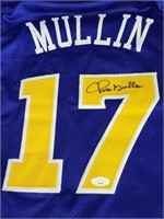 Golden State Chris Mullin Signed Jersey w/ COA