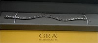 Plated 18k White Gold VVS Bracelet